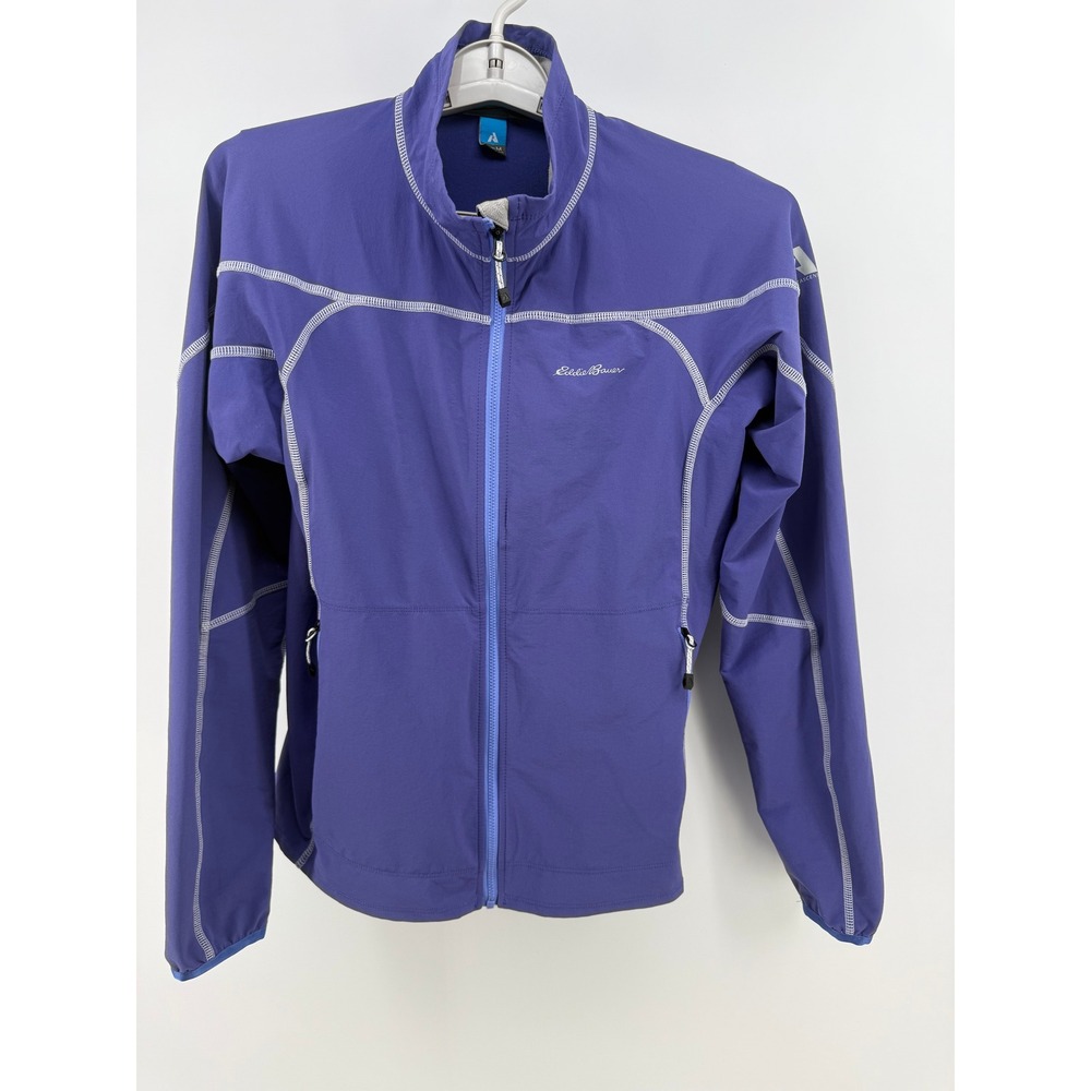 Eddie Bauer First Ascent Flexion Womens‎ Jacket Full Zip Stretch Purpler M